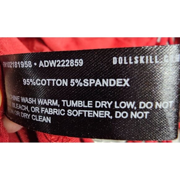 Dolls Kill Darer Wave‎ Womens XXS Modulation Oxblood Strappy Cut Out Dress - Picture 8 of 9